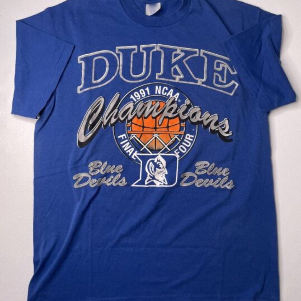 Ncaa Championship Duke Blue Devils Final Four 1991 Ncaa Shirt Retro Tee
